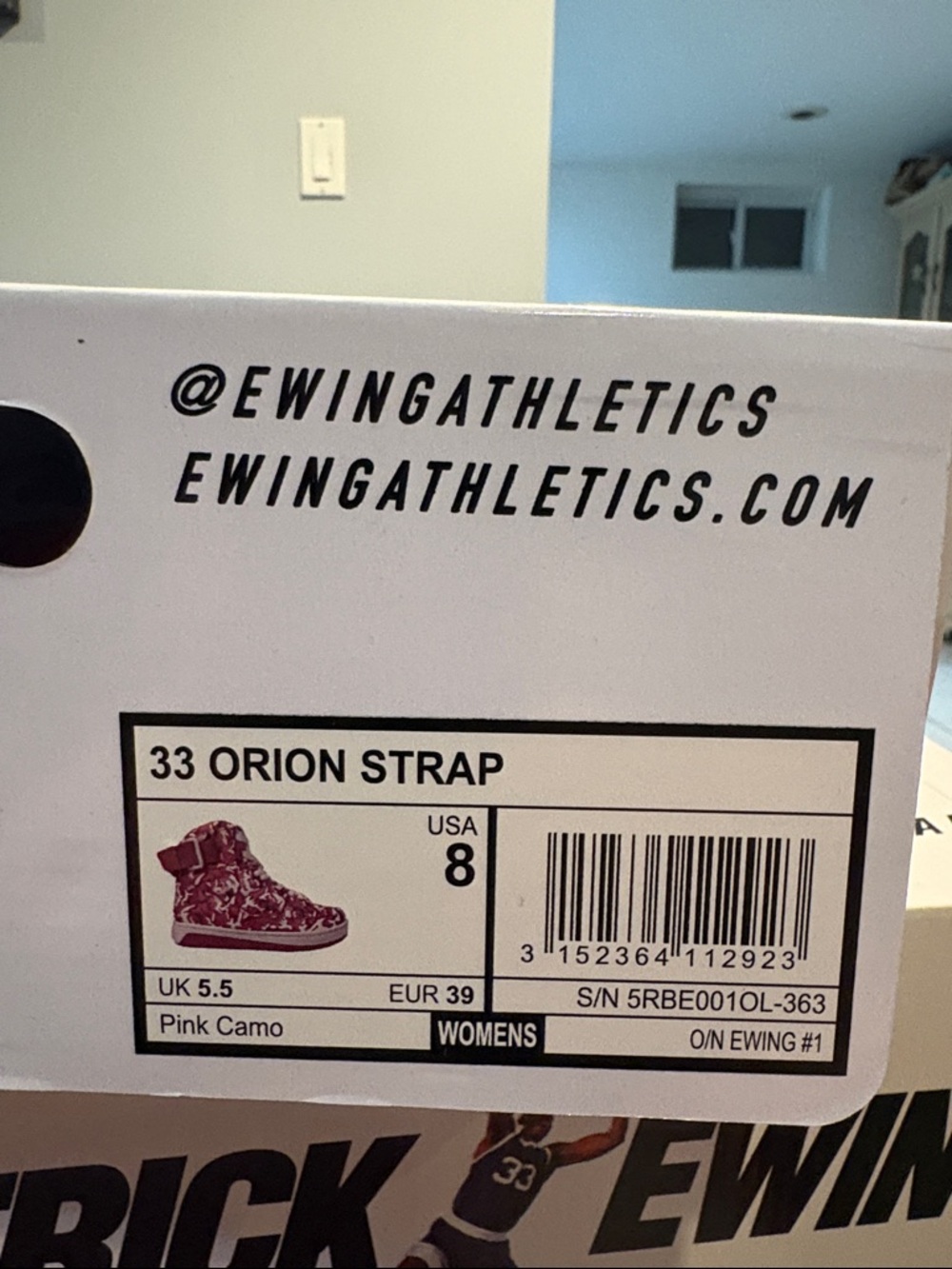 Ewing 33 Orion Strap Women's Sneakers - Pink Camo